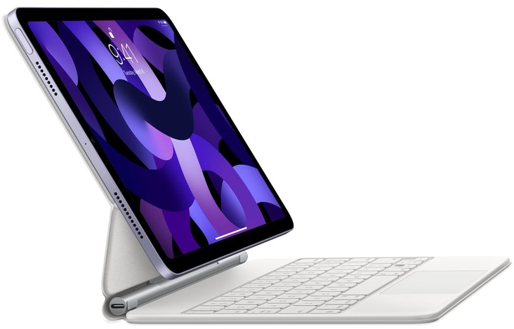 Apple Magic Keyboard A2480 for iPad Pro 12.9 2018/2020/2021/2022 White - Like New A
