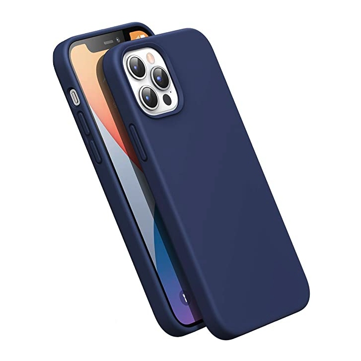 UGREEN Silky Silicone Phone Case for iPhone 12 Pro Max - Navy