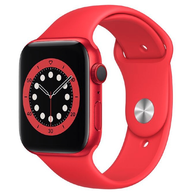 Watch Series 6 44mm GPS Red Aluminium Case Red Sport Band