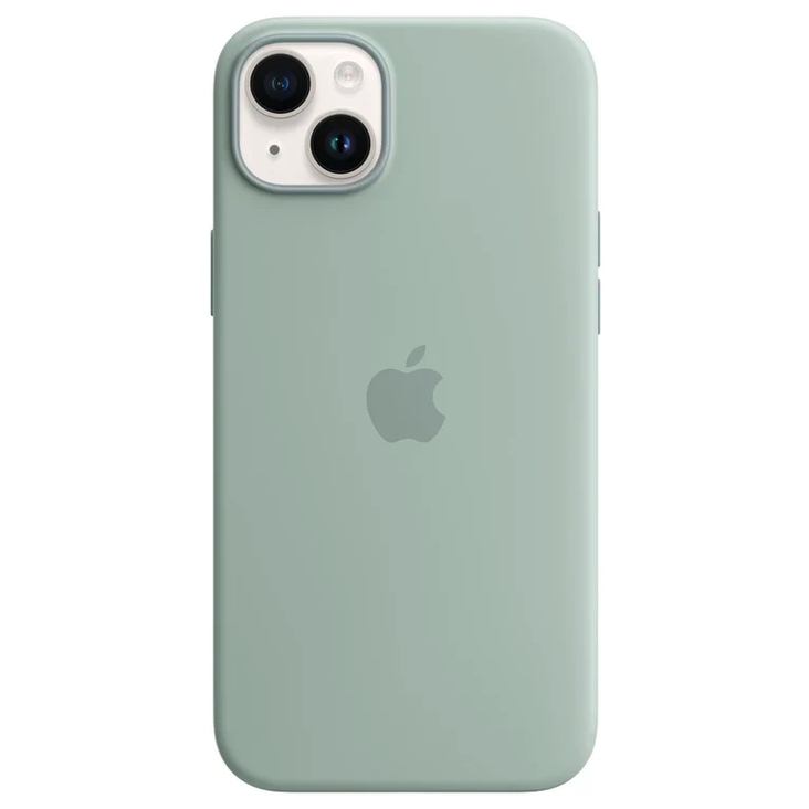 Apple iPhone 14 Plus Silicone Case with MagSafe — Succulent