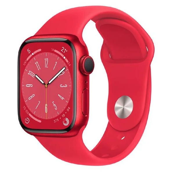 Watch Series 8 45mm GPS Red Aluminium Case Red Sport Band (M/L)