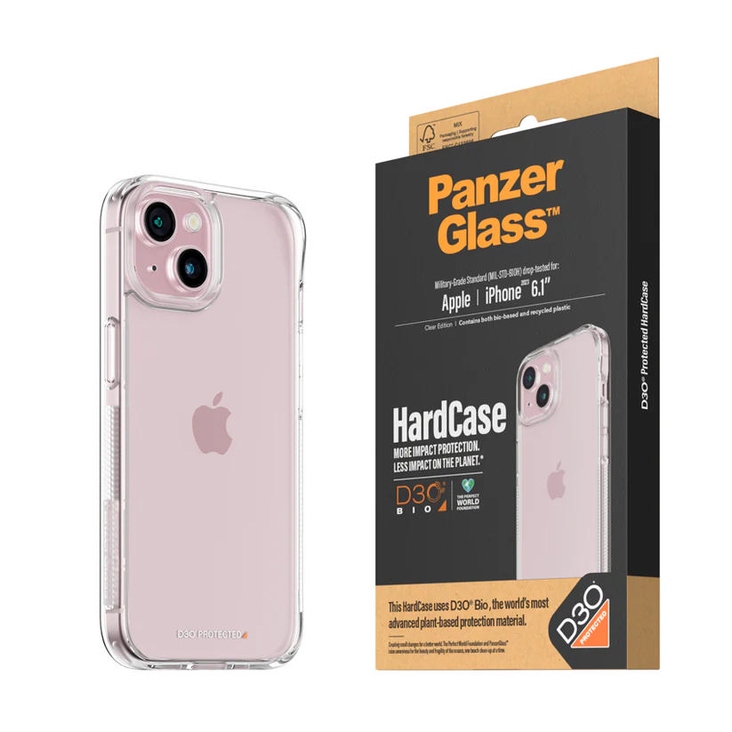 PanzerGlass HardCase iPhone 15 - CLEAR