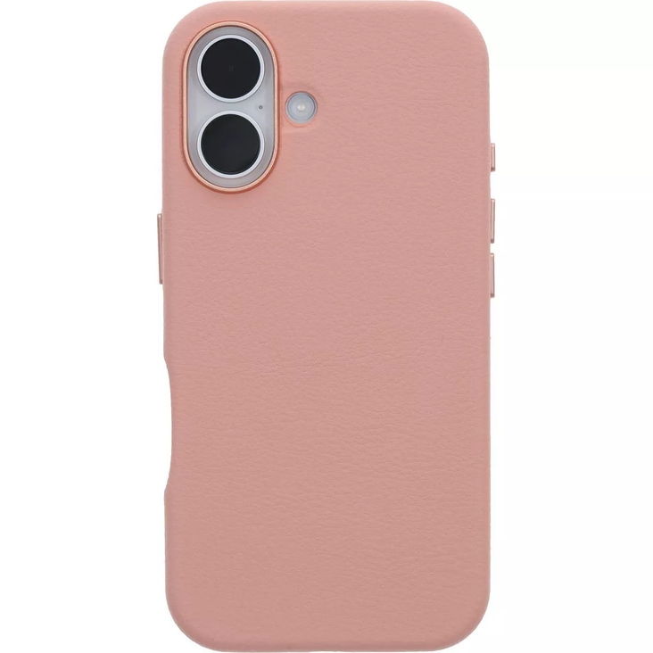 OtterBox Symmetry MagSafe Cactus Leather Case for iPhone 16 - Ballet Shoes (Pink)