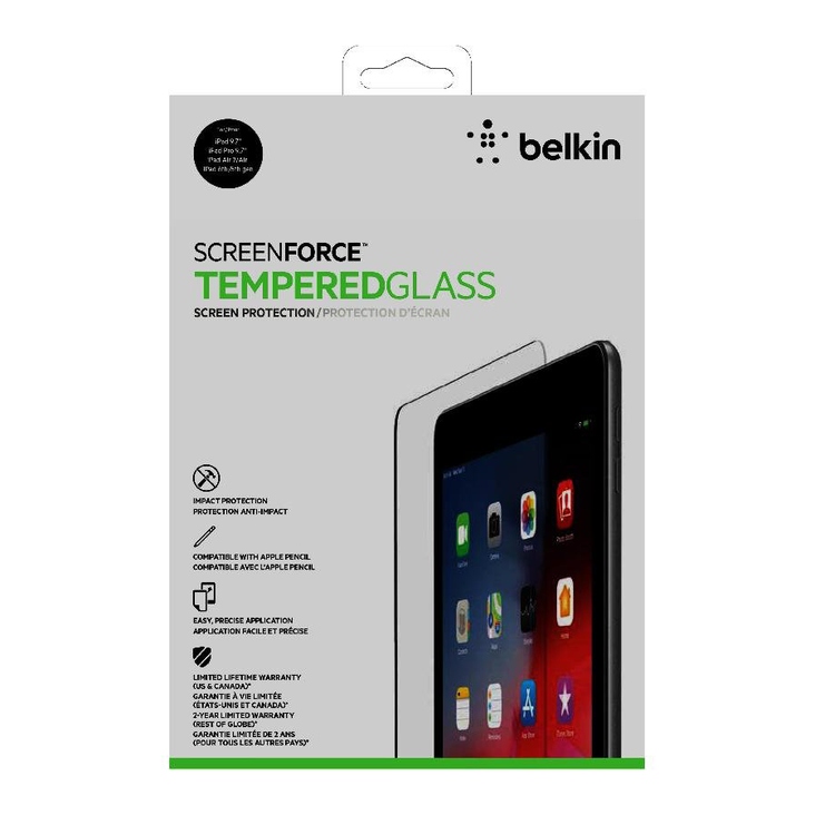 Belkin ScreenForce TemperedGlass Screen Protection for iPad 9.7"