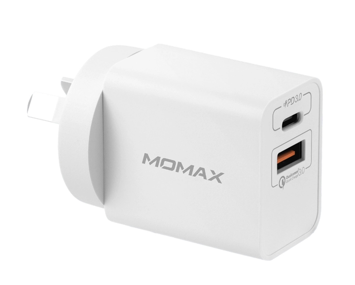 Momax 20W USB-C PD Wall Charger - White