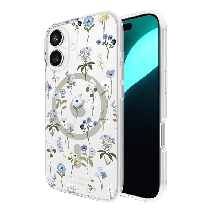 Kate Spade iPhone 16 Protective Case MagSafe - Precious Bloom