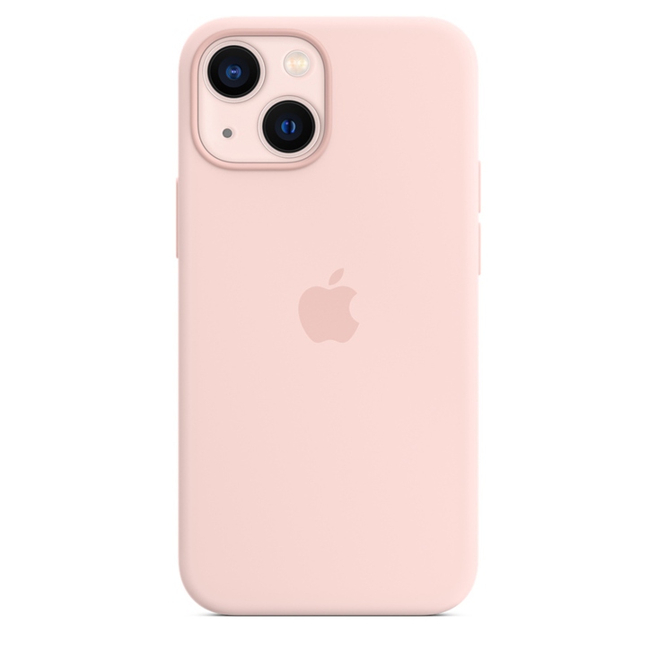 Apple iPhone 13 Silicone Case with MagSafe - Chalk Pink