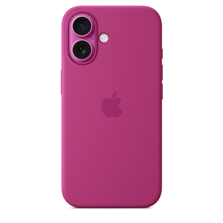 Apple iPhone 16 Plus Silicone Case MagSafe — Fuchsia