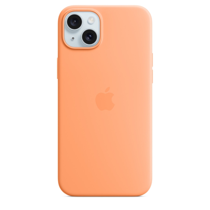 Apple iPhone 14 Pro Silicone Case with MagSafe — Orange Sorbet