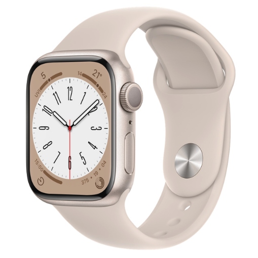 Watch Series 8 41mm GPS Starlight Aluminium Case Starlight Sport Band