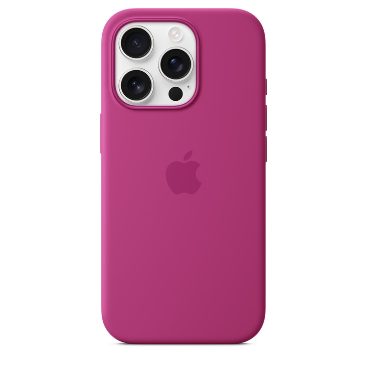 Apple iPhone 16 Pro Max Silicone Case MagSafe — Fuchsia