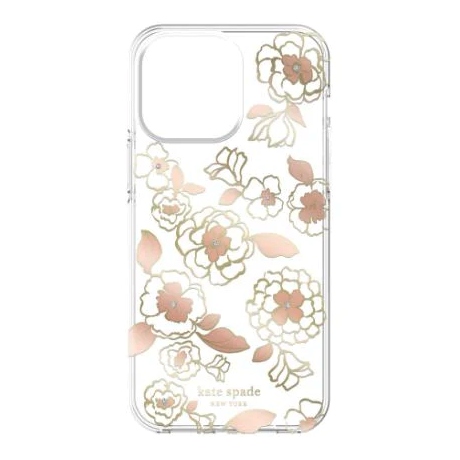 Kate Spade New York Case for iPhone 14 Pro Max - Gold Floral