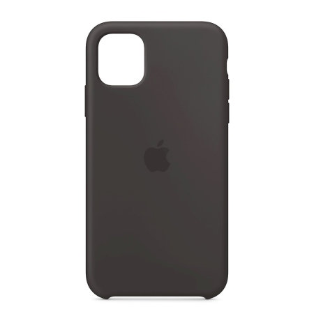 iPhone 11/XR Silicone Case with MagSafe — Black