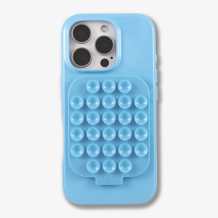 Sonix Sticky Suction MagSafe Protective iPhone 16 Pro Case - Light Blue