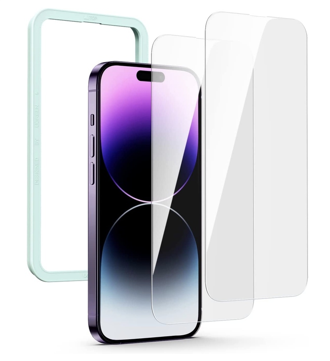 UGREEN Full Coverage Glass Screen Protector - iPhone 14 Pro Max
