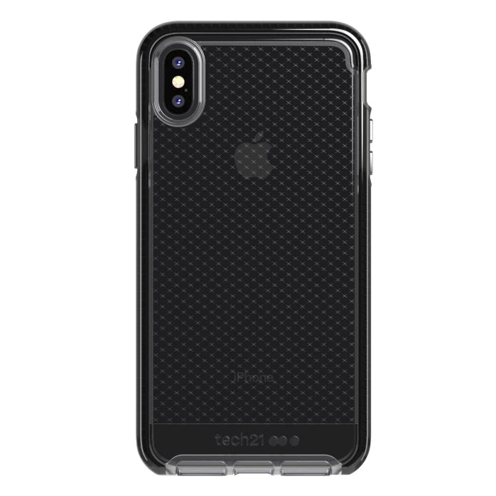 Tech21 EVO Check Case - iPhone Xs Max - Smokey/Black