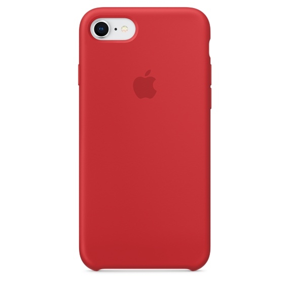 Apple iPhone SE 2/8/7 Silicone Case Red