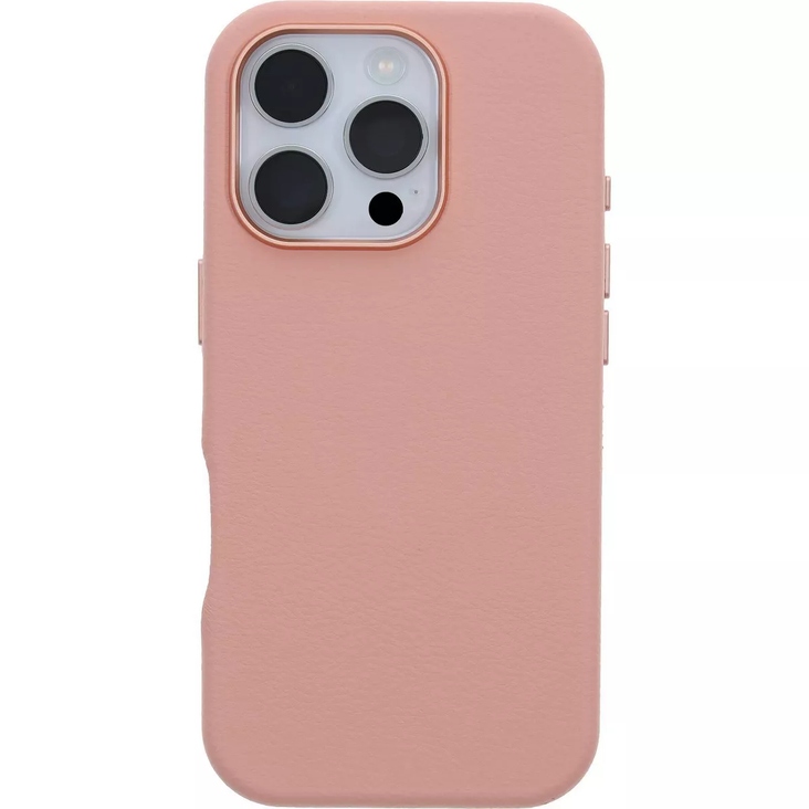 OtterBox Symmetry MagSafe Cactus Leather Case for iPhone 16 Pro Max - Ballet Shoes (Pink)