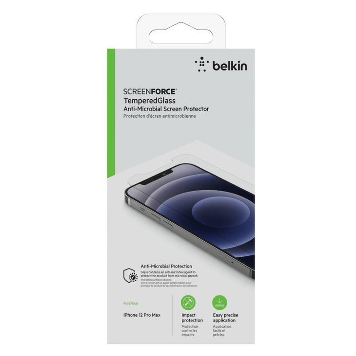 Belkin ScreenForce Tempered Glass Screen Protection for iPhone 12 Pro Max