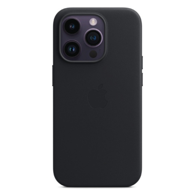 Apple iPhone 14 Pro Leather Case MagSafe - Midnight
