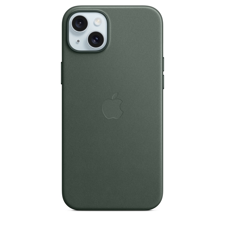 Brand New Apple iPhone 15 FineWoven Case with MagSafe — Evergreen