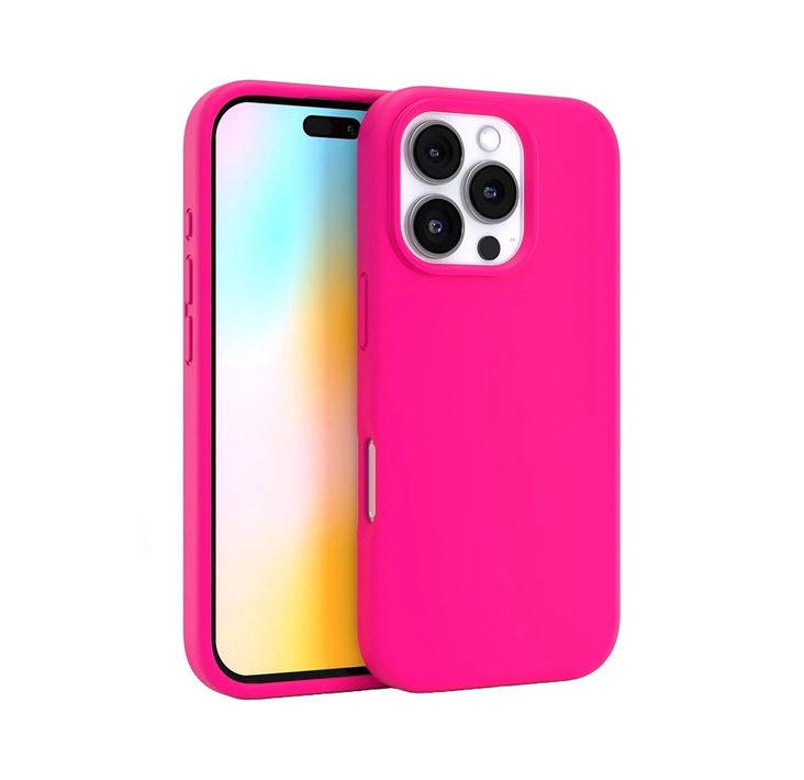 Silicone Protective Case iPhone 16 Pro Max - Pink
