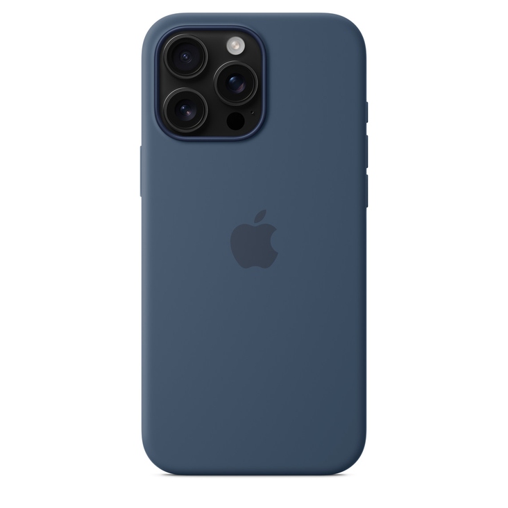 Apple iPhone 16 Pro Max Silicone Case MagSafe — Denim