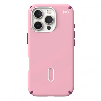 Speck Presidio 2 Grip MagSafe Case For iPhone 16 Pro Max - Pink/Boysenberry Purple