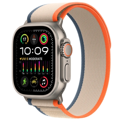 Watch Ultra 2 49mm CEL Titanium Case Orange/Beige Trail Loop (M/L)