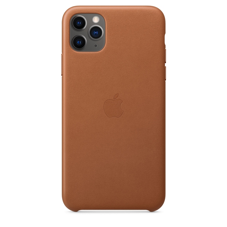 Apple Leather Case - iPhone 11 Pro Max - Saddle Brown