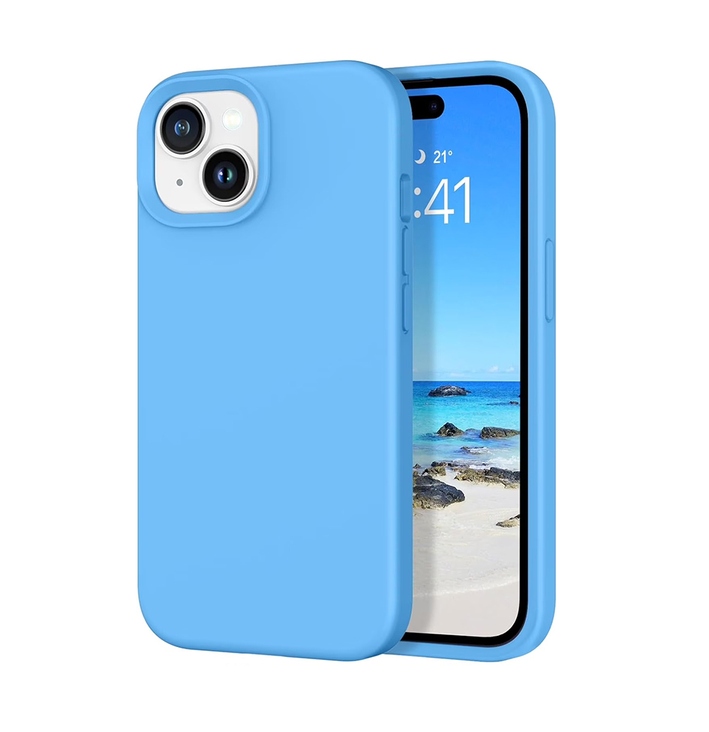 Silicone Protective Case iPhone 15/14/13 - Blue