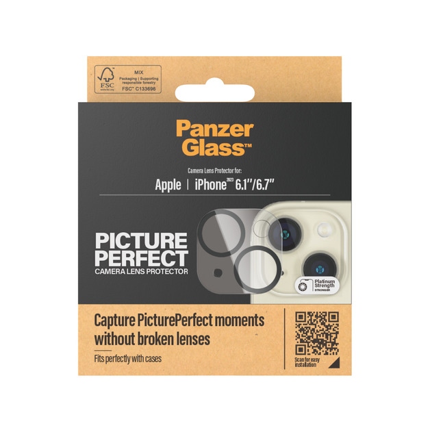 PanzerGlass Camera Lens Protector iPhone 15/15 Plus
