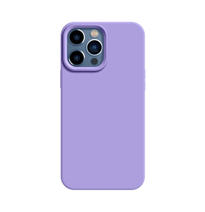 Silicone Protective Case iPhone 15 Pro Max - Purple