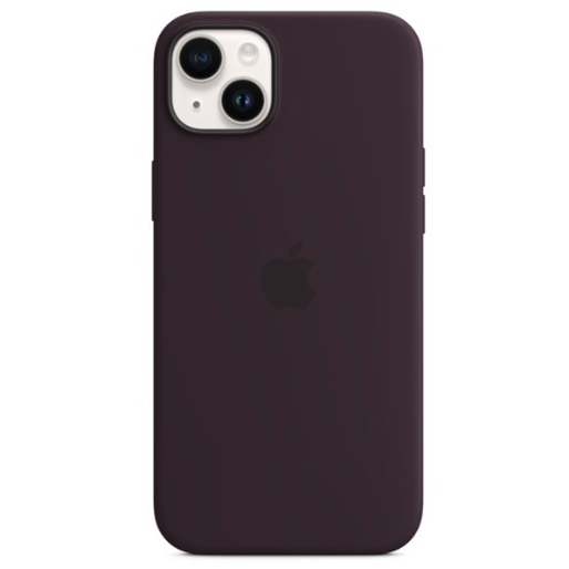 Apple iPhone 14 Plus Silicone Case with MagSafe — Elderberry