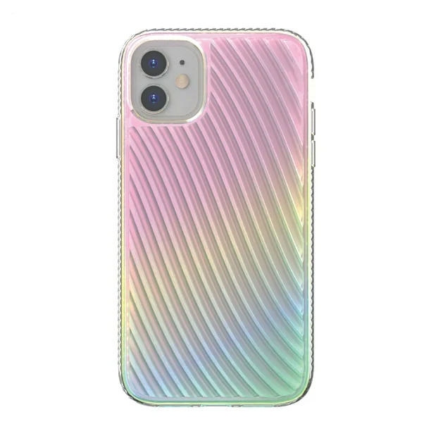 onn. Iridescent Ridges Phone Case for iPhone 11 / XR