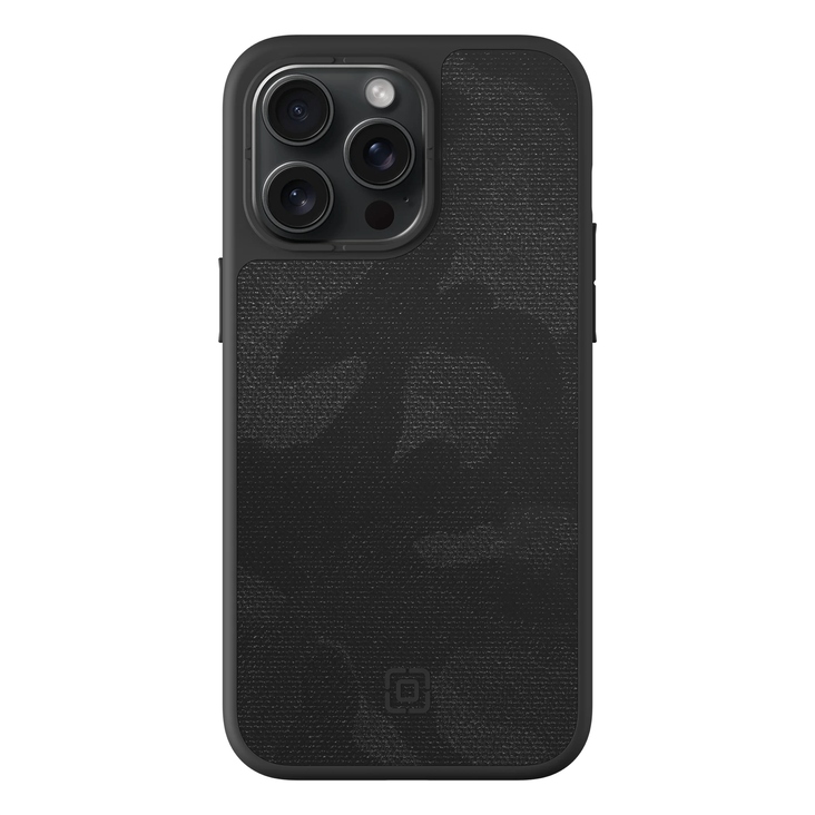 Incipio Cru. Protective Case with MagSafe for iPhone 15 Pro - Black Camo