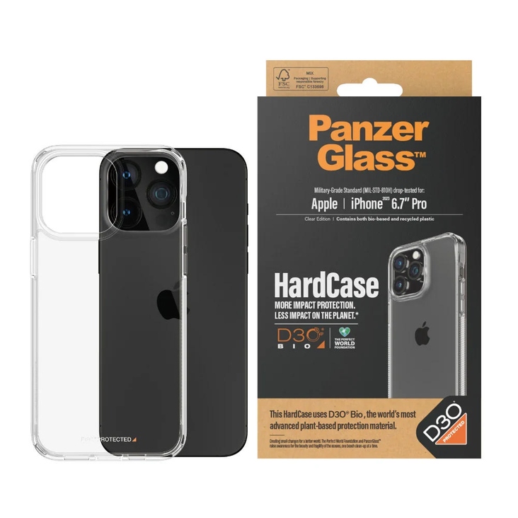 PanzerGlass HardCase iPhone 15 Pro Max - CLEAR