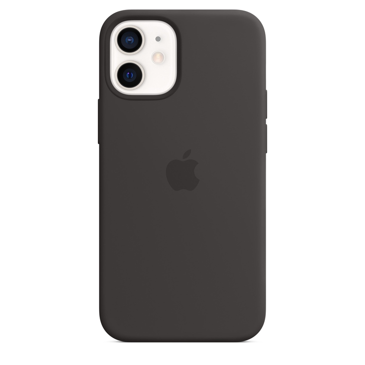 Apple iPhone 12 mini Silicone Case with MagSafe — Black