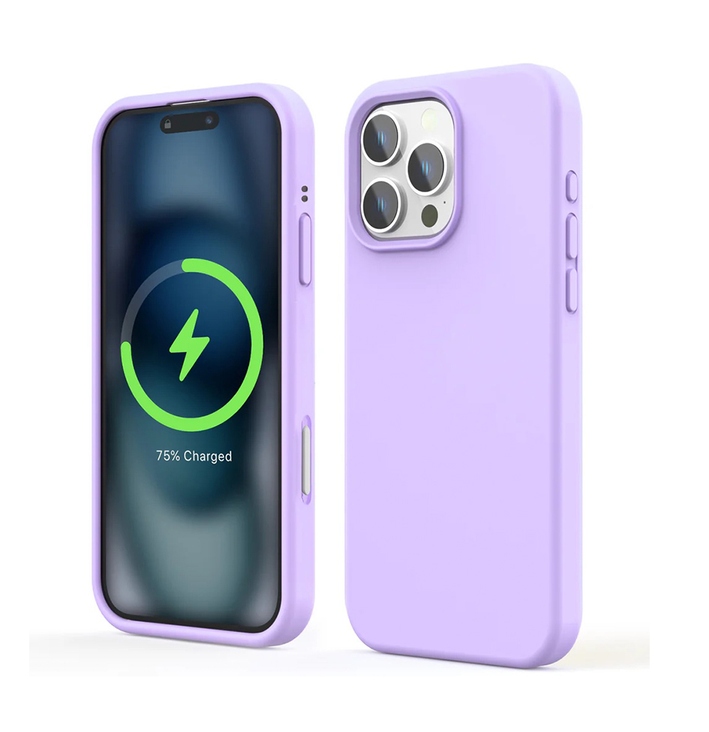 Silicone Protective Case iPhone 16 Pro Max - Purple