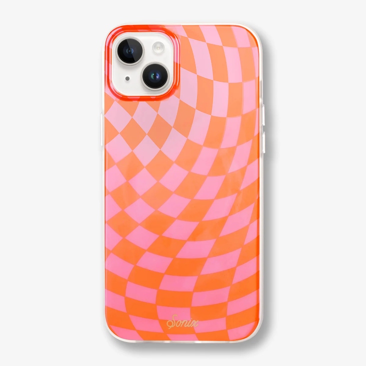 Sonix iPhone 15/14/13 Case with MagSafe - Checkmate Pink/Orange