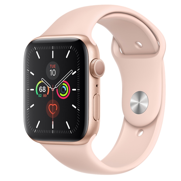 Watch Series 5 44mm CEL Gold Aluminium Case Pink Sand Sport Band CEL