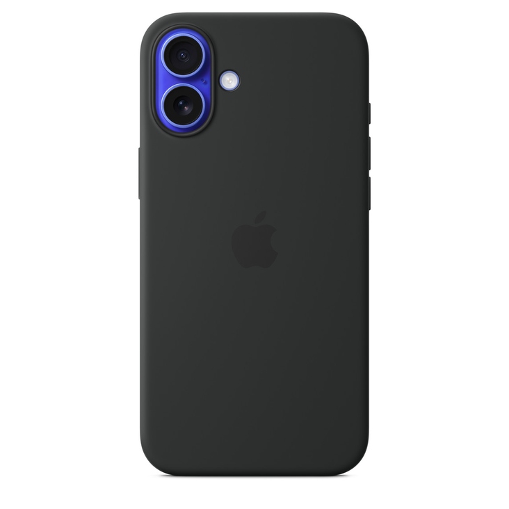 Apple iPhone 16 Silicone Case with MagSafe — BLK